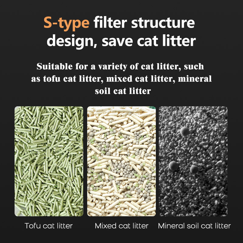 80L Smart Automatic Cat Litter Box with App Monitoring & S-Type Filter System - 图片 4